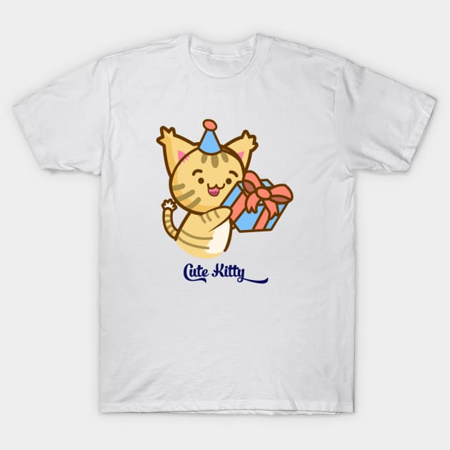 Cute cat T-Shirt by This is store